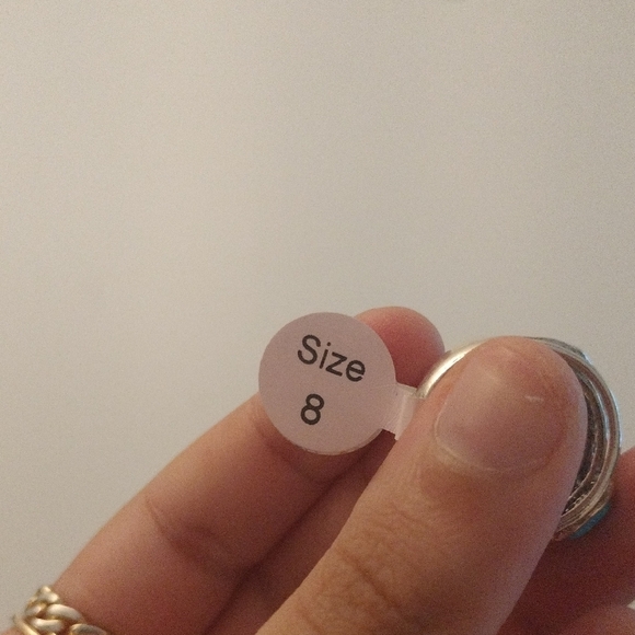 Sterling Silver Opal Ring - Picture 2 of 5